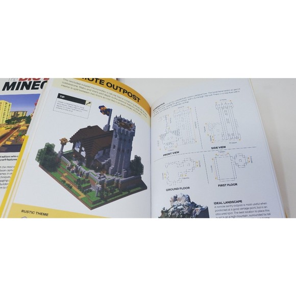 Lot of 2 The Big Book of Minecraft Unofficial Guide Building Games Plus Mojang - Picture 8 of 8